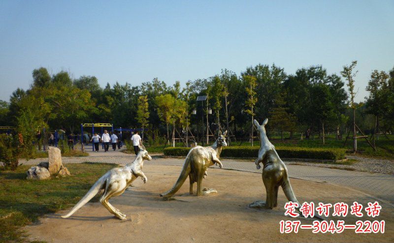 泰安高质量袋鼠铜雕