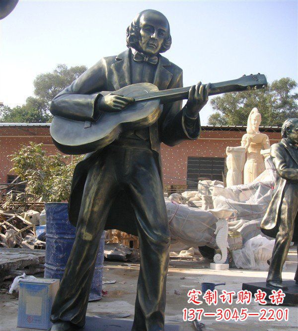 泰安高端精致吉他雕塑