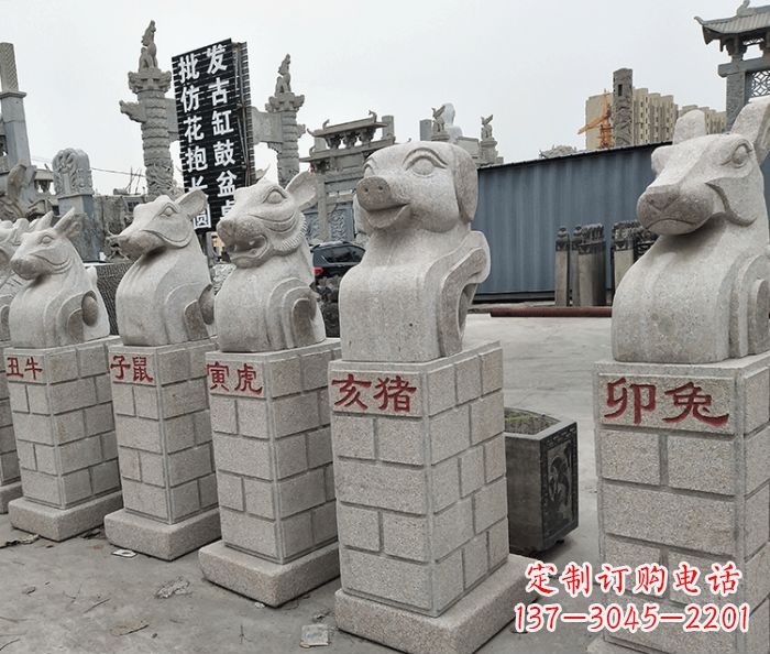 泰安动物石雕,精美而精致