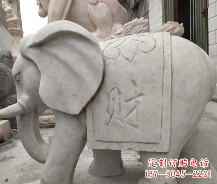 泰安大理石大象雕塑