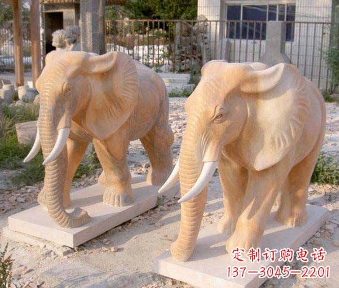 泰安中领雕塑——精美大象雕塑