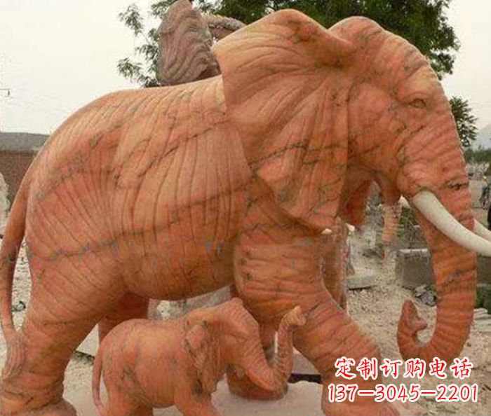 泰安精美石雕动物雕塑