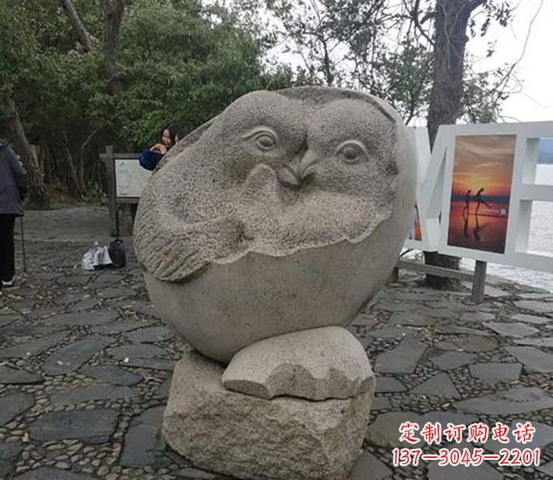 泰安中领雕塑 | 鸳鸯石雕精美定制