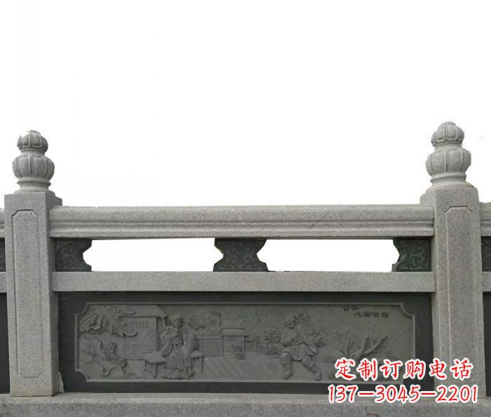 泰安公园仿古石雕栏板