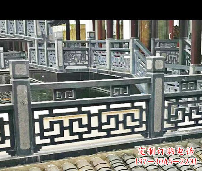 泰安中领雕塑精致仿古石栏板