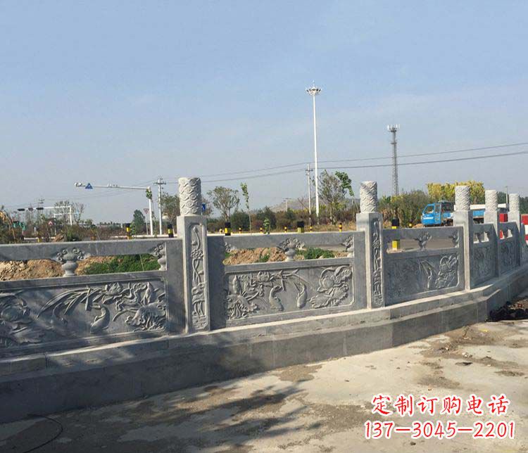 泰安风格各异的精美公园仿古石栏板雕塑