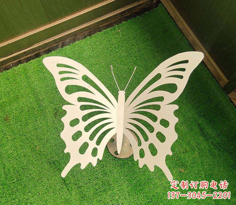 泰安优雅迷人的蝴蝶不锈钢雕塑