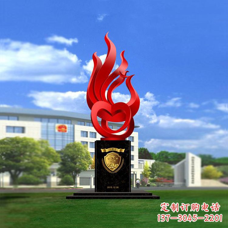 泰安公园凤凰雕塑不锈钢景观雕塑