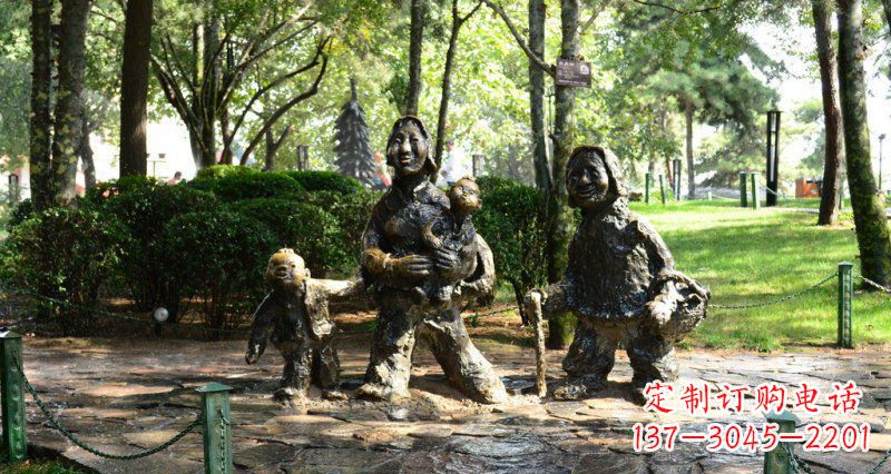 泰安中领雕塑 小孩铜雕定制