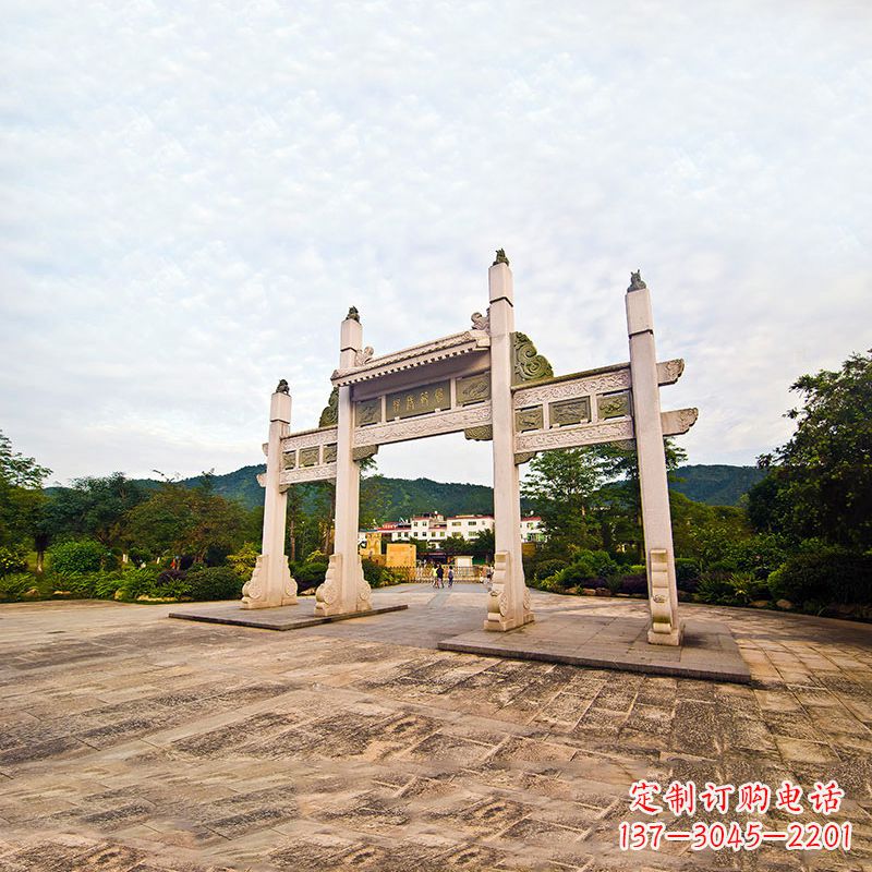 泰安精美石牌坊雕塑