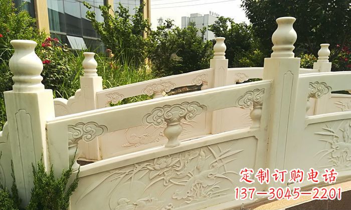 泰安精美汉白玉石拱桥雕塑