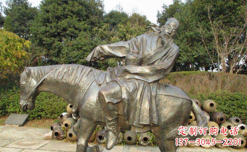 泰安动态骑马雕塑