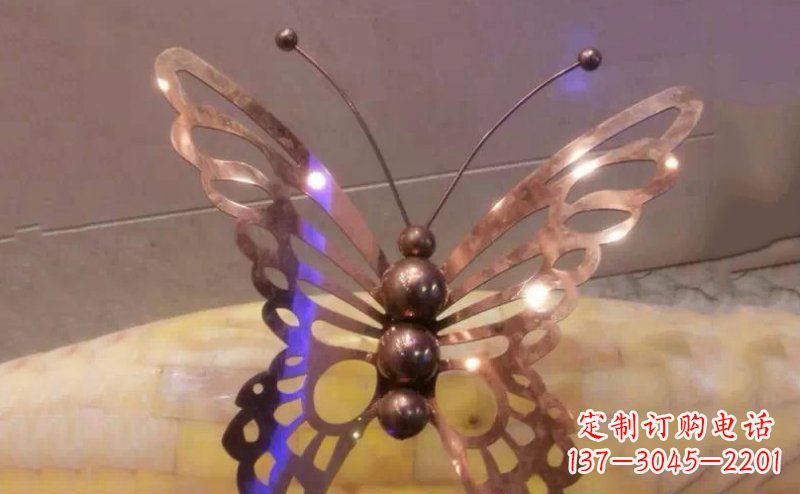 泰安高品质不锈钢蝴蝶雕塑