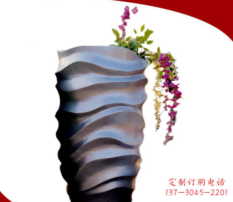 泰安领雕塑花盆景观雕塑