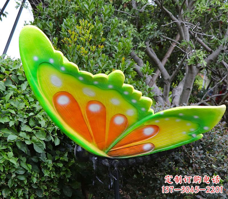 泰安玻璃钢仿真蝴蝶雕塑