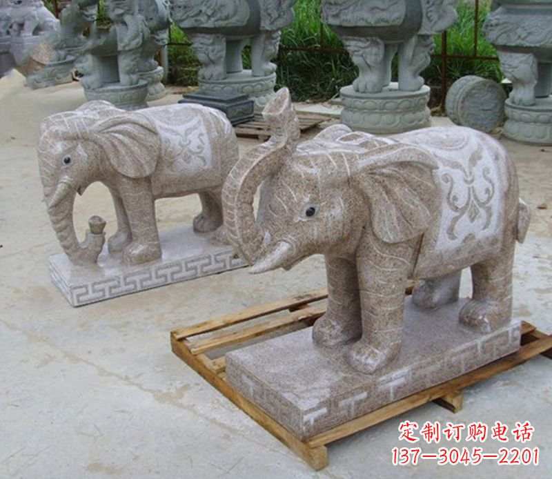泰安精美大象雕塑