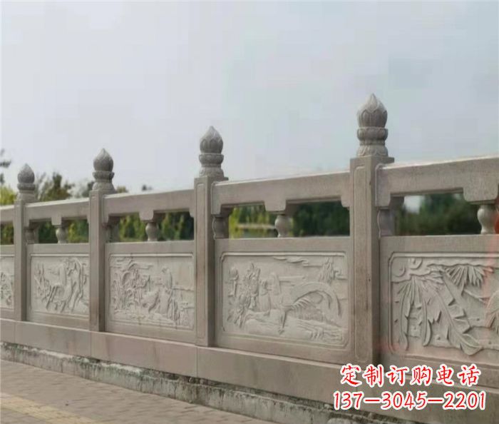 泰安泰山大理石浮雕栏板雕塑
