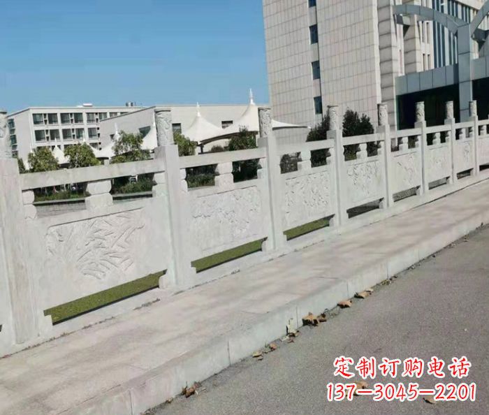 泰安精美大理石浮雕栏板