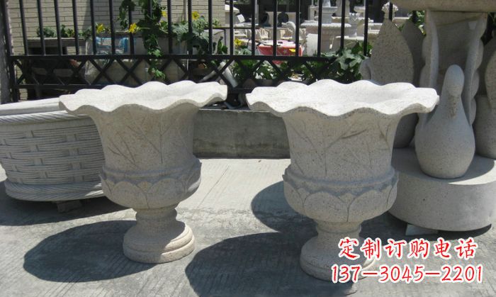 泰安大理石花盆雕塑
