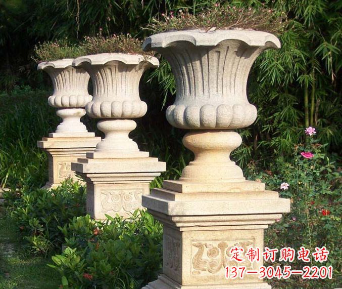 泰安高质量大理石花盆石雕