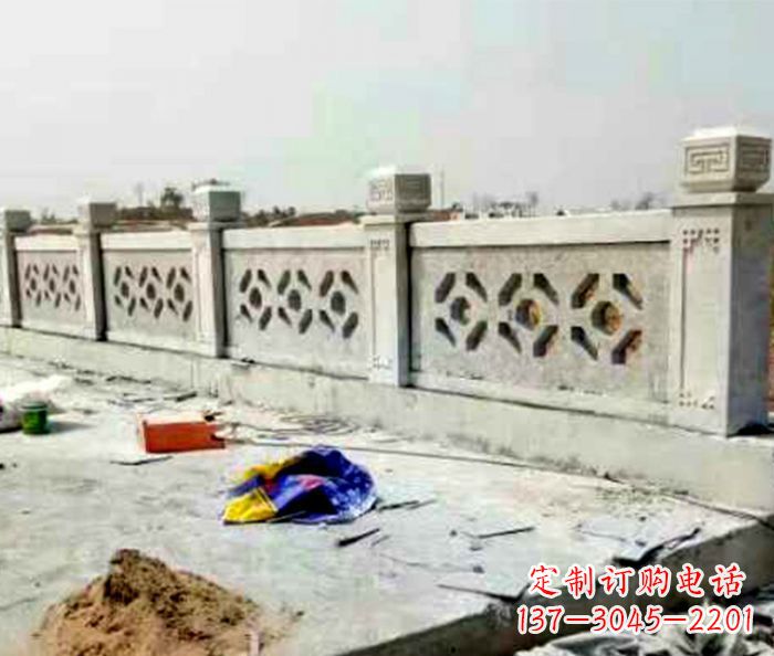 泰安公园大理石栏板石雕