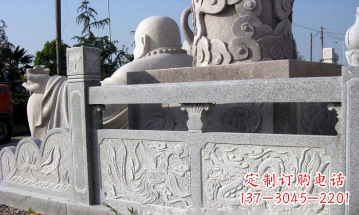 泰安公园景观大理石栏板石雕