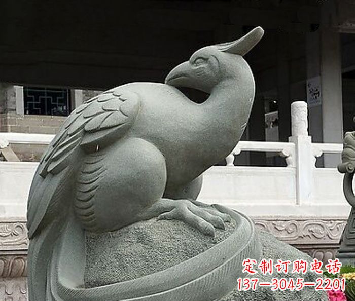 泰安精美的凤凰石雕