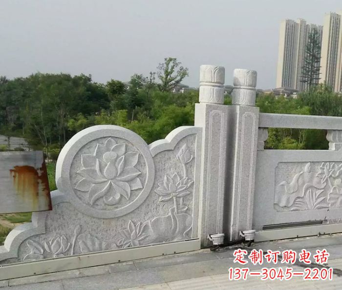 泰安汉白玉石雕栏板