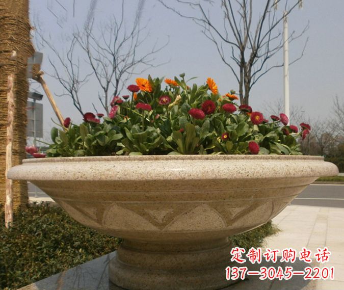 泰安中领雕塑花盆石雕