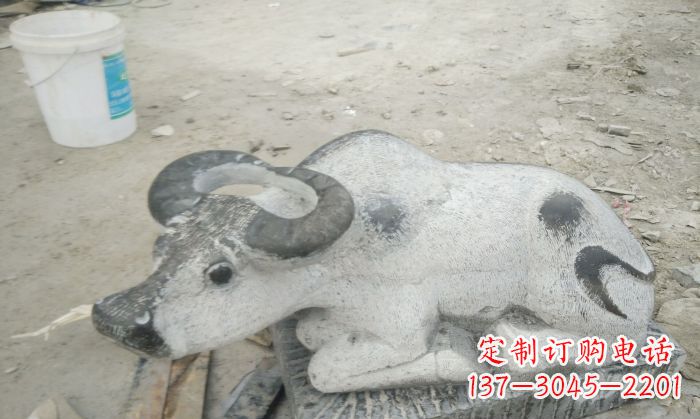 泰安公园景观孺子牛石雕