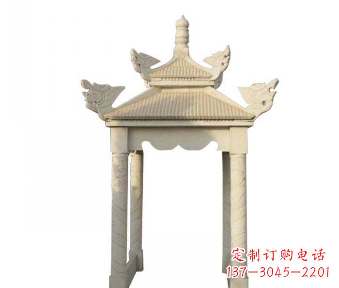泰安高品质园林石雕凉亭