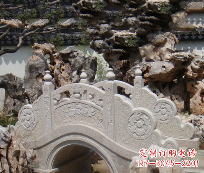 泰安公园景观小型石拱桥