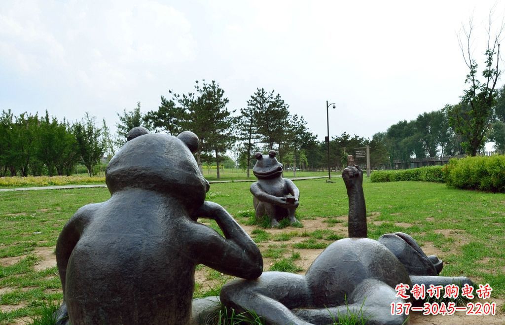泰安中领雕塑 | 艺术级青蛙铜雕