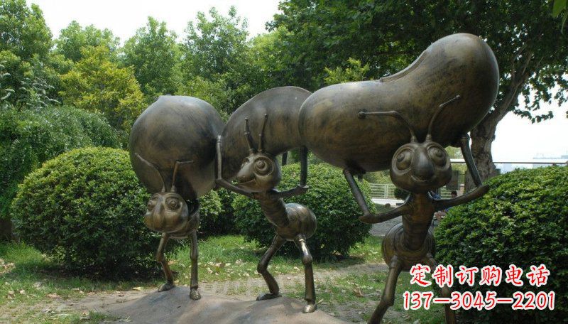 泰安精美蚂蚁铜雕塑