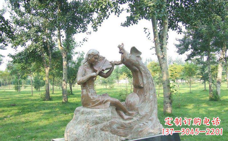 泰安艺术精美的凤凰雕塑