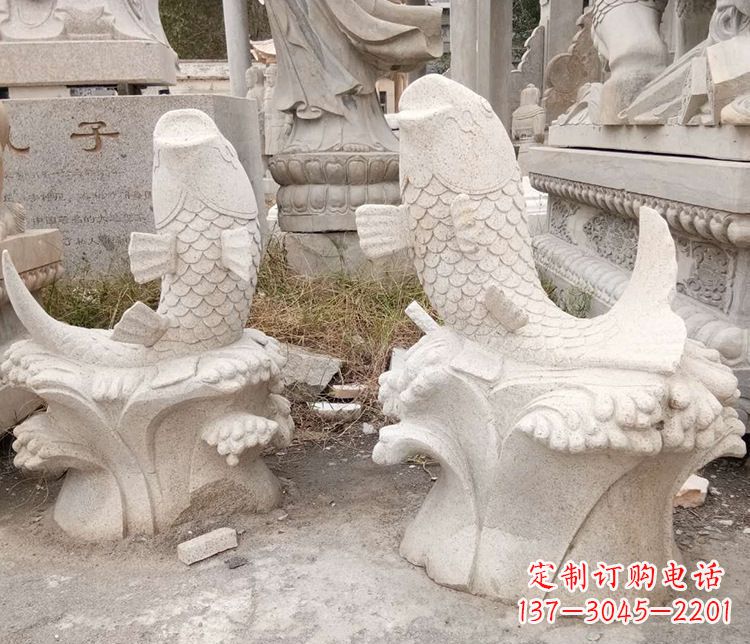 泰安鲤鱼雕塑定制