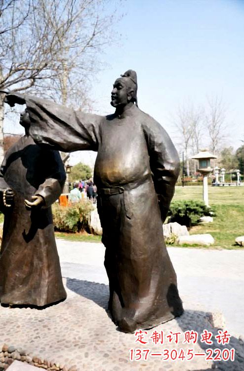 泰安经典青铜传承传世的唐太宗李世民雕塑