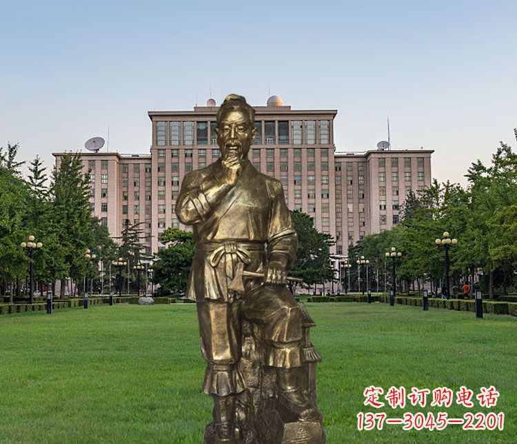 泰安传承古代精湛工艺,精美细腻的鲁班雕塑