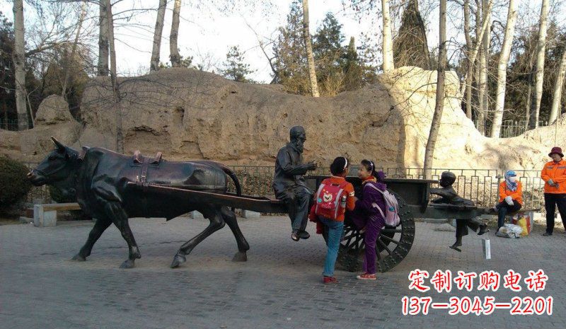 泰安传承历史,记录岁月——领雕塑定制小孩雕塑