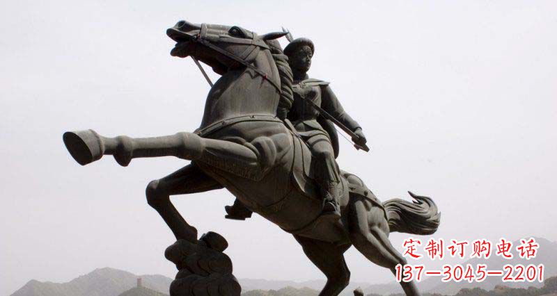 泰安西方风格骑马雕塑