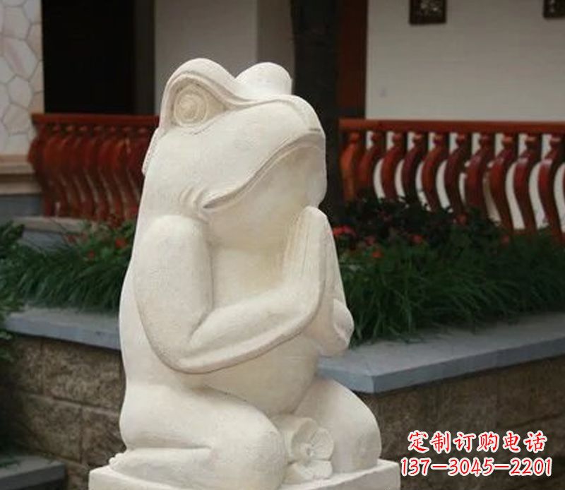 泰安中领雕塑精美绝伦的青蛙石雕