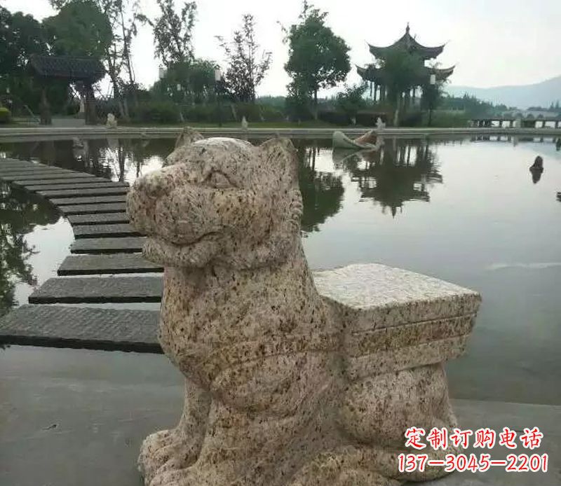 泰安中领雕塑—十二生肖石虎雕塑
