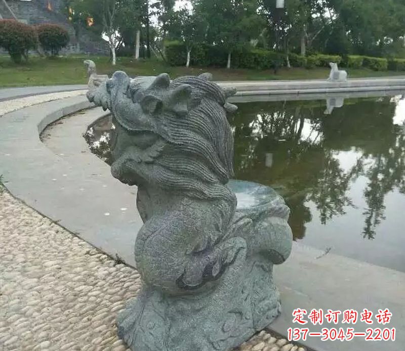 泰安中国十二生肖石雕