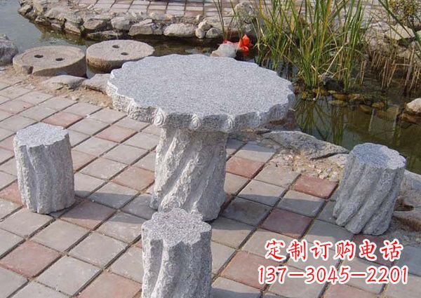 泰安公园石桌凳 (2)