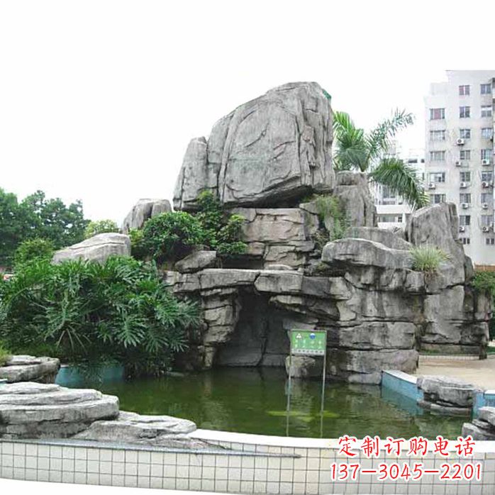 泰安精美假山雕塑