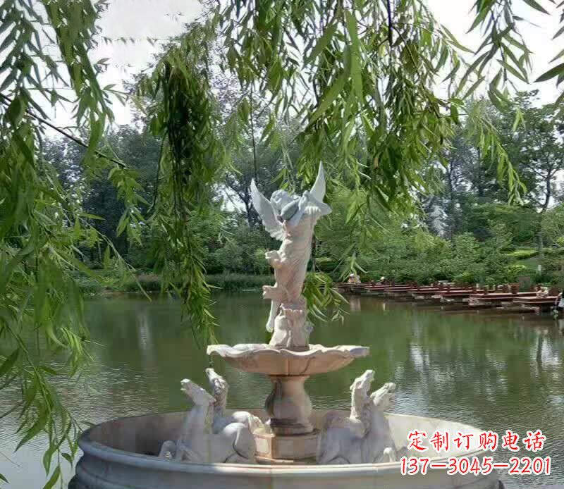 泰安公园天使景观石雕
