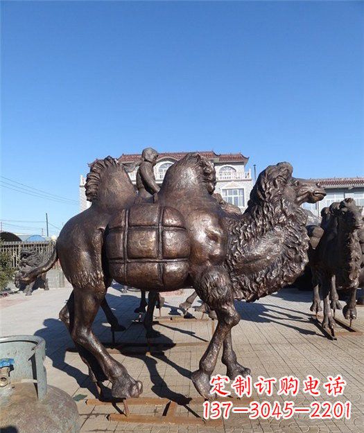 泰安高端铜骆驼雕塑定制