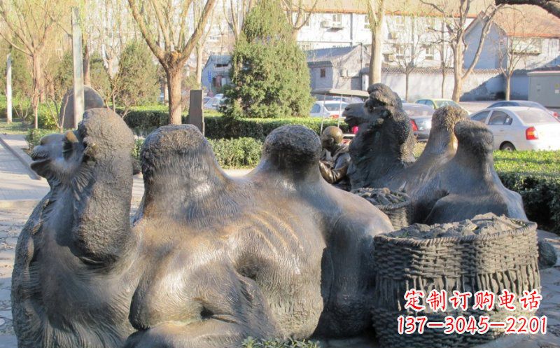 泰安特大型骆驼铜雕