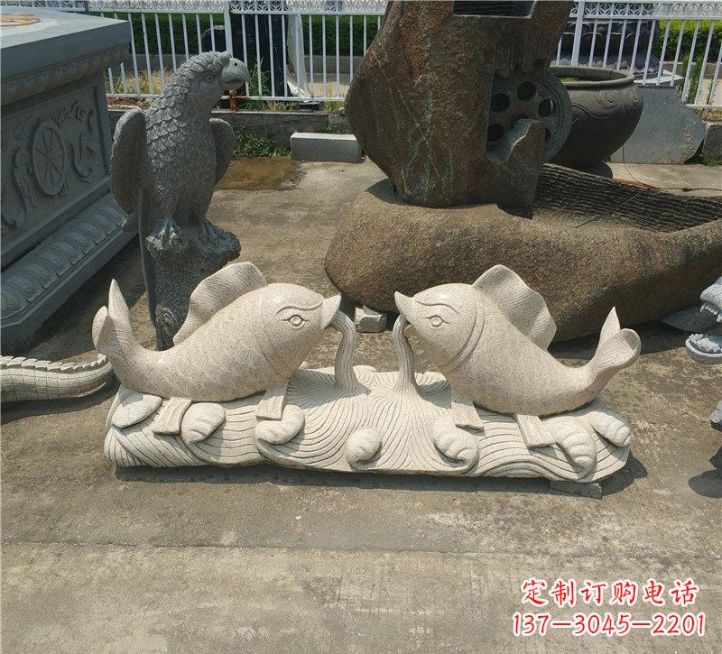 泰安优质鲤鱼石雕