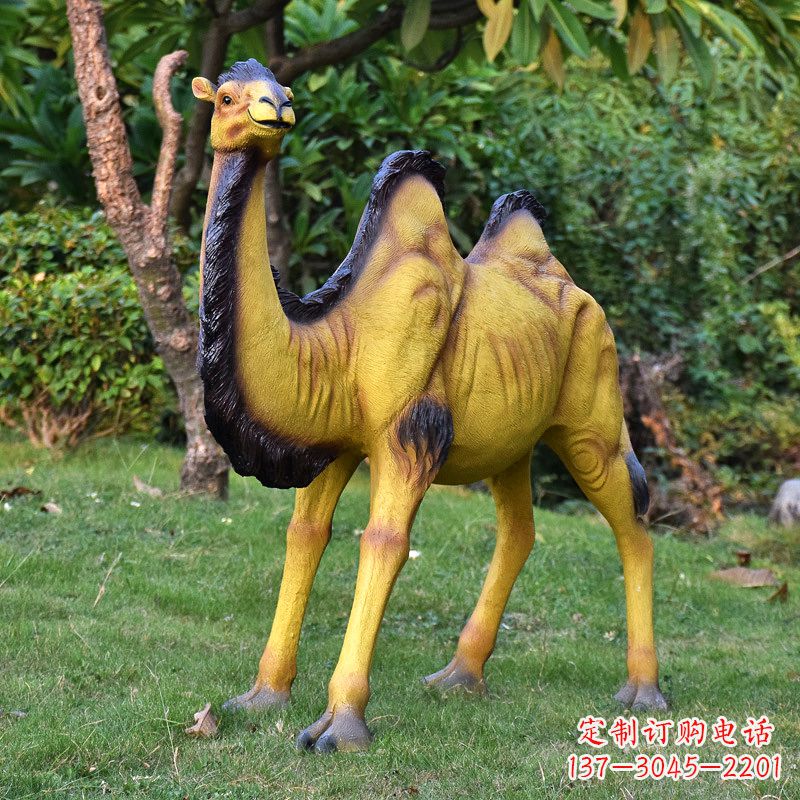泰安骆驼雕塑精美而有趣的定制装饰品